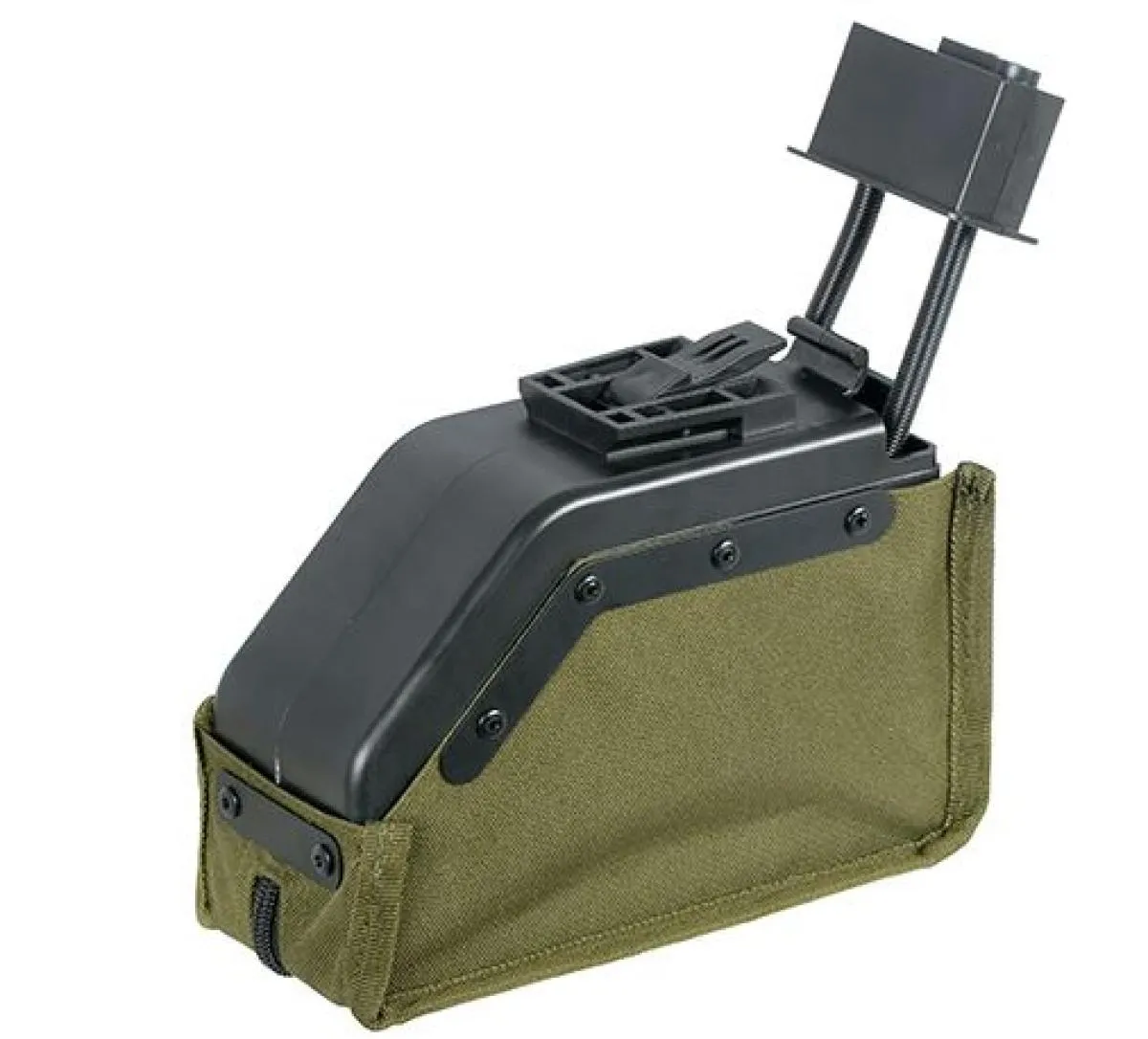 Softair.Zone M249/MK46 2000 RDS electric Box Mag Olive Drab